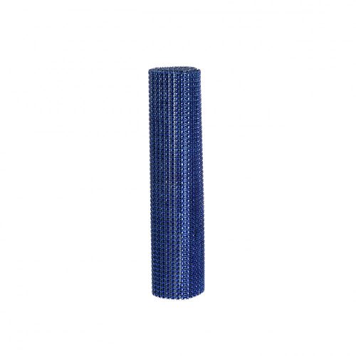 Dekorfutó Diamond 25*150cm kék