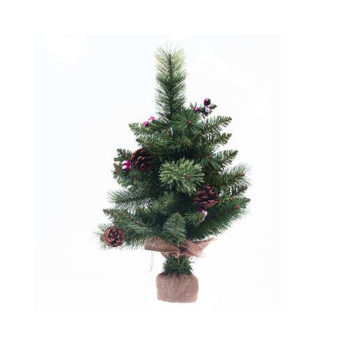 Műfenyő tobozzal 50cm