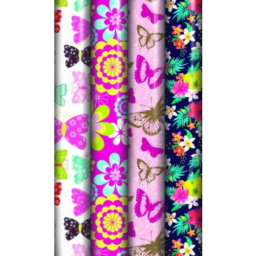Csomagolópapír Floral 3m