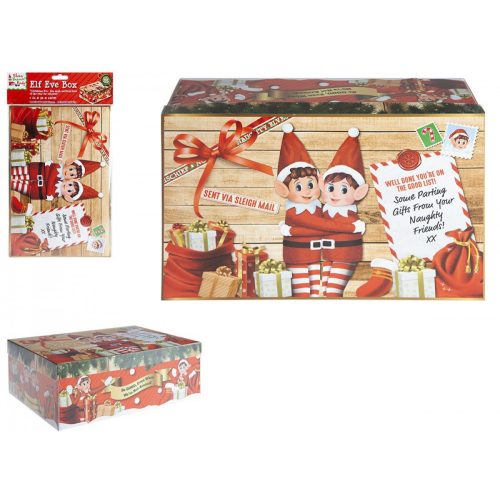 Elf karácsonyi doboz 21*32*11cm