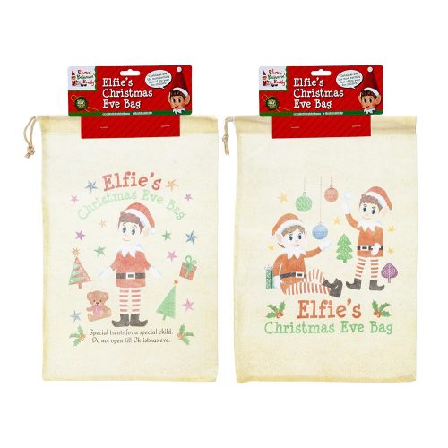 Elf manó textil ajándékzsák M