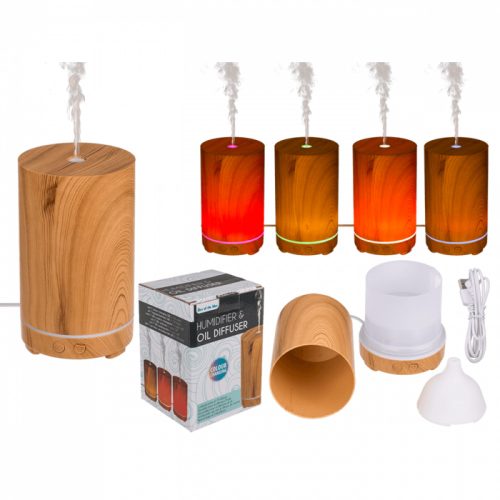 Színváltós illatpárologtató Wooden