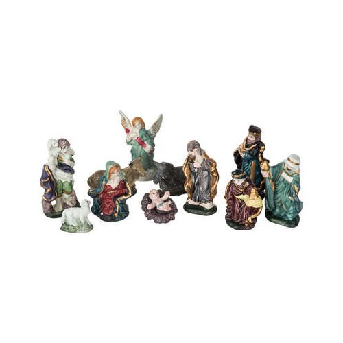 11db 9cm-es betlehemi figurák szett