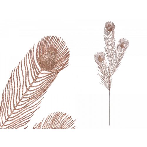 Dekorág glitter Feather pezsgő 100cm