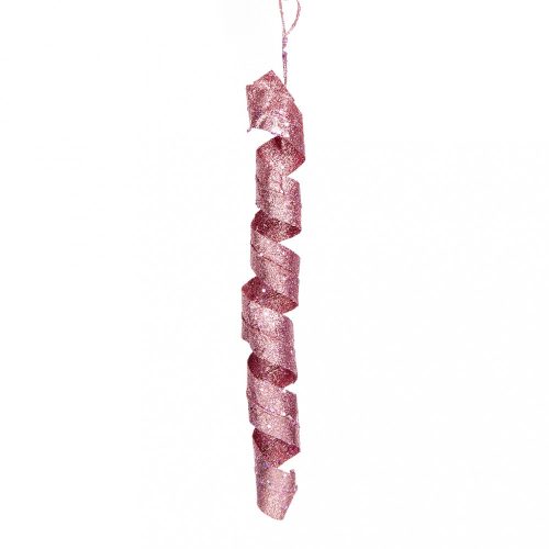 Dekorszalag Christmas pink 50cm