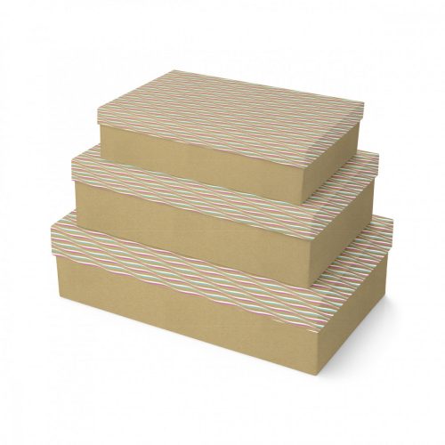 Ajándékdoboz Pattern Waves M-37*28*9cm