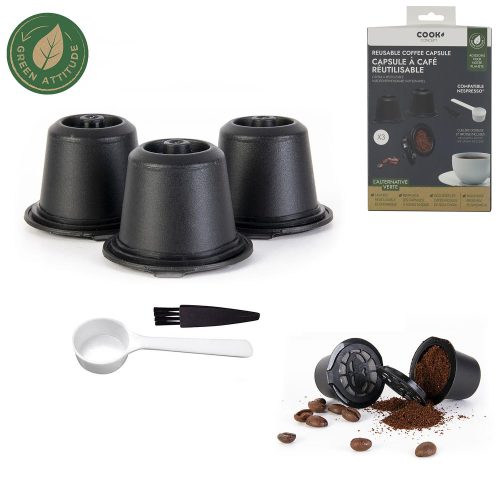 3db-os újratölthető Nespresso kapszula szett