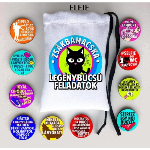 Zsákbamacska - Legénybúcsú feladatok