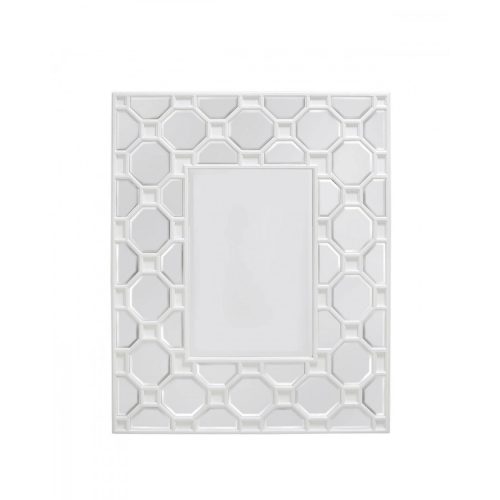 Tükör Ritz Geometric fehér