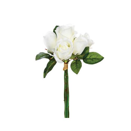 Fehér rózsacsokor 31cm

