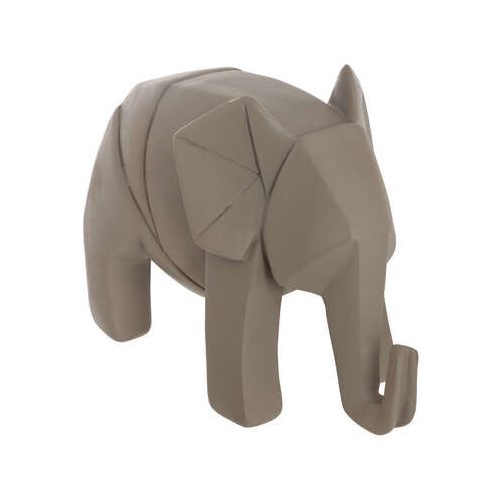 Origami szobor elefánt szürke