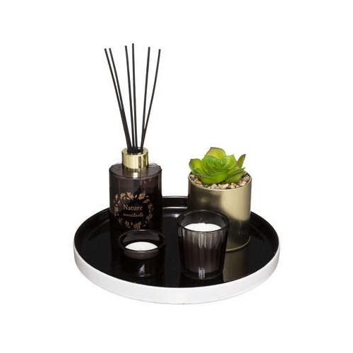 Asztali dekoráció illatosítóval fekete