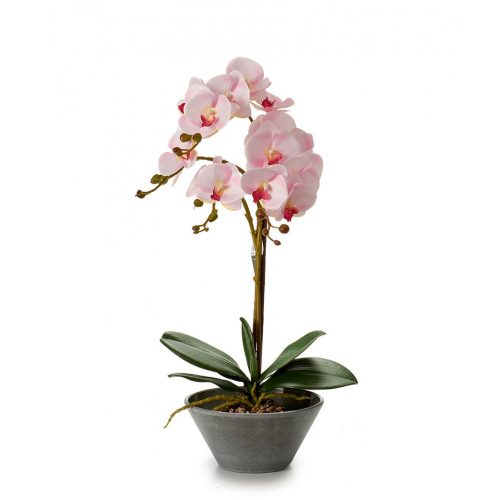 Élethű rózsaszín orchidea 58cm