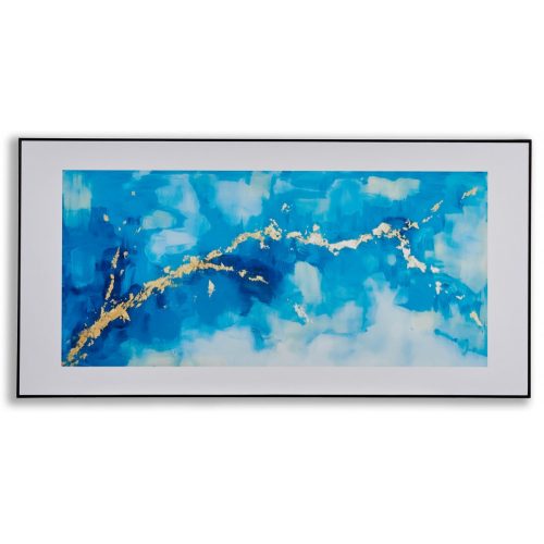 Falikép Abstract kék 120*60cm