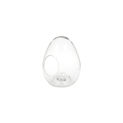 Üveg váza Egg 25cm