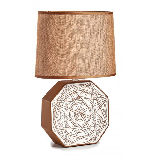 Asztali lámpa Hexagono bronz