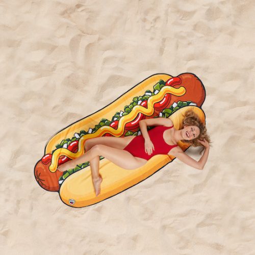 Óriás strandtörölköző Hot Dog