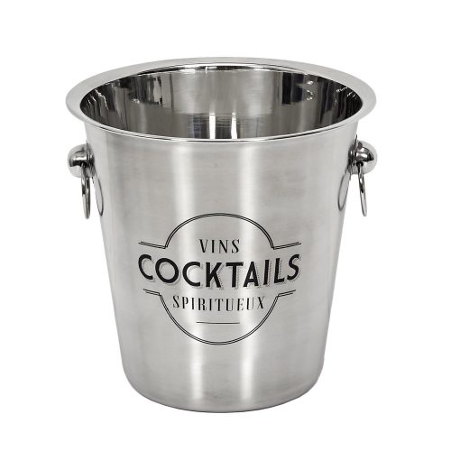 Rozsdamentes pezsgősvödör Vins Cocktails