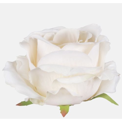 Dekorációs rózsafej krém 12cm