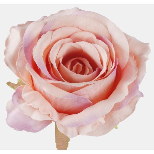 Dekorációs rózsafej rózsaszín 12cm