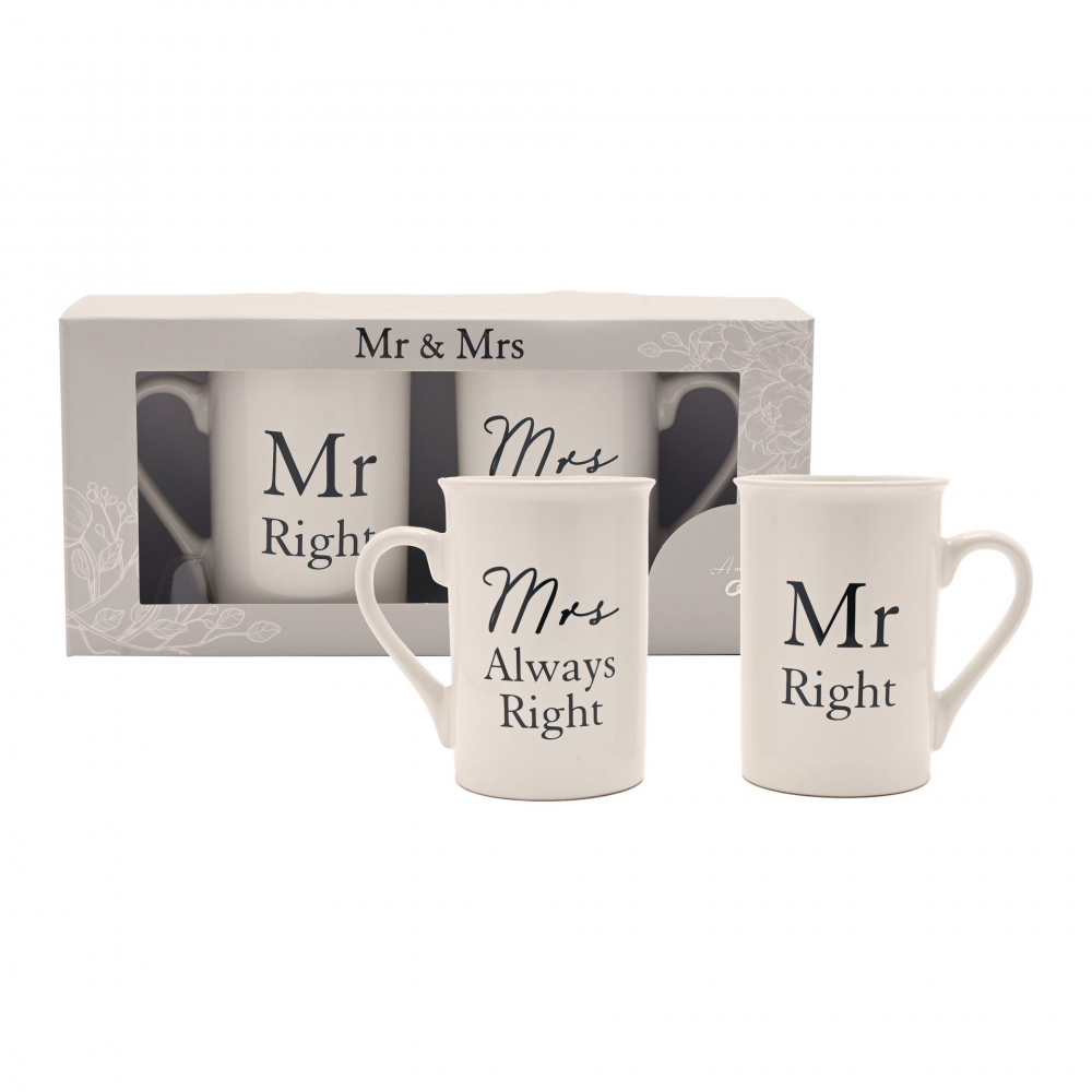 Bögre ajándékszett Mr & Mrs right
